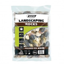 31018 - landscaping rocks 10kg -polished mix 20-40mm bag